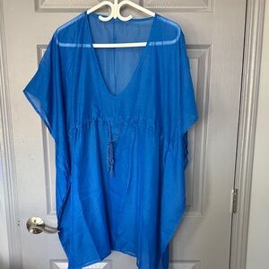Elegant Azure Women's Swim Coverup